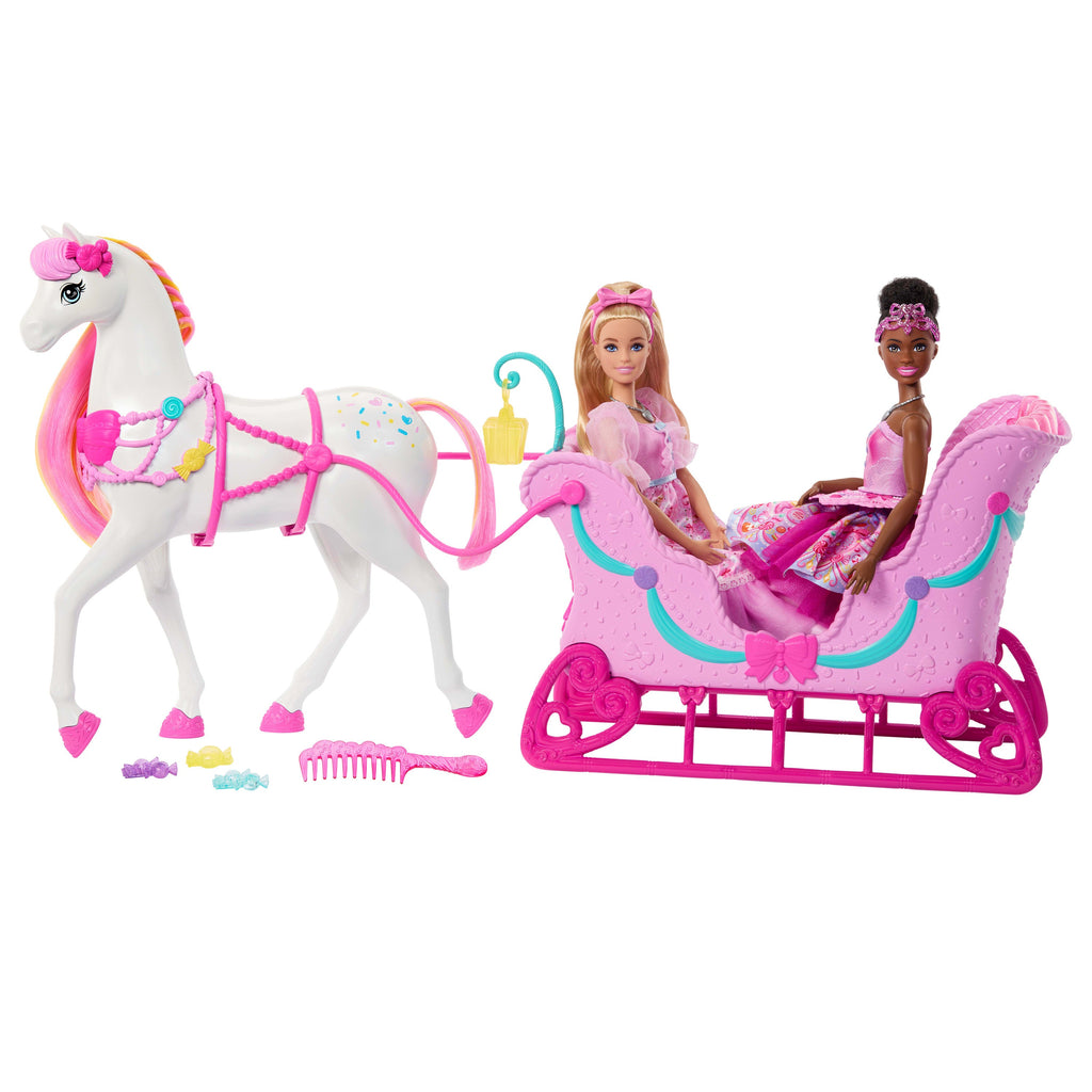 Barbie Fantasía Barbie Fantasy Caballo con Trineo