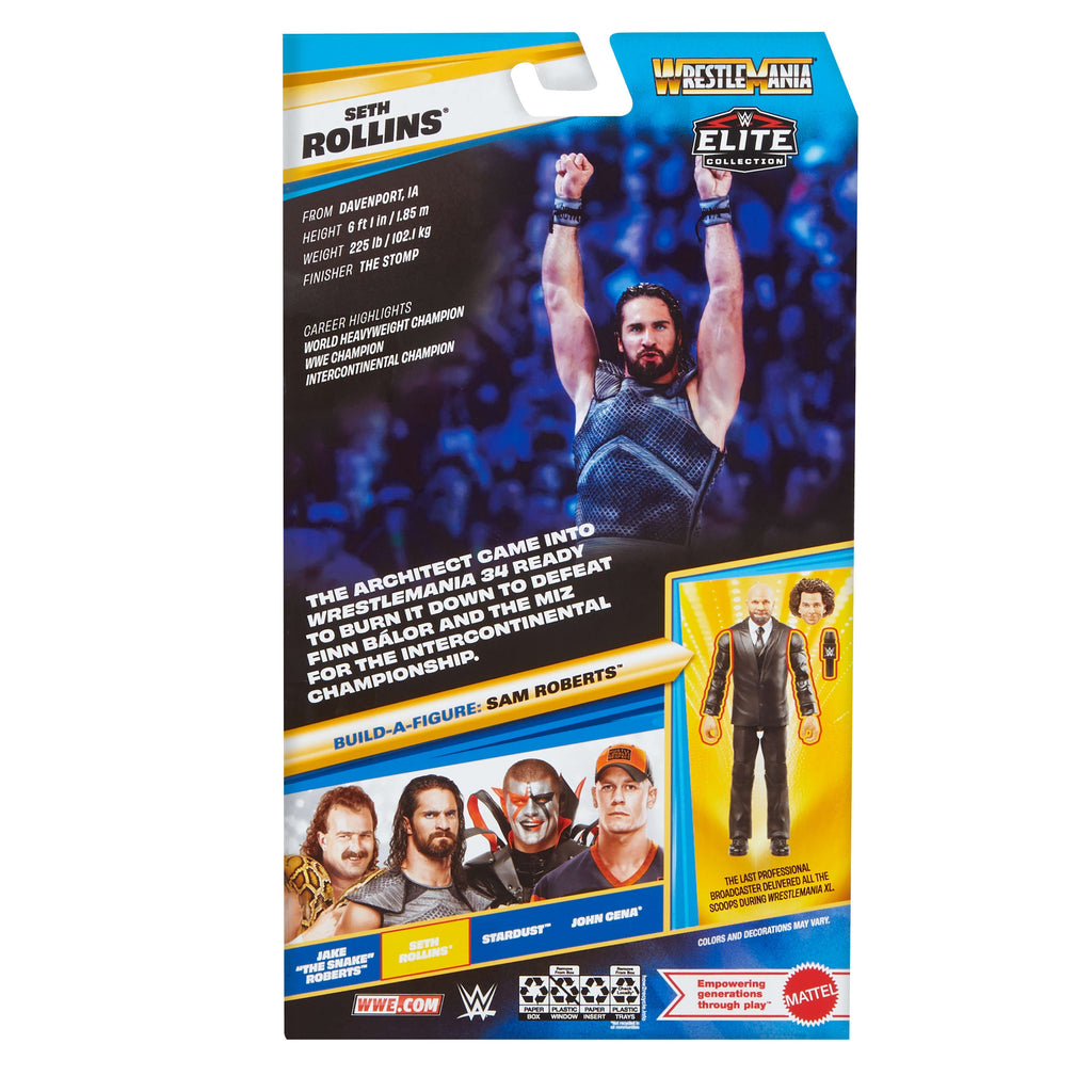 Wwe Figurine Articulée Wrestlemania Seth Rollins