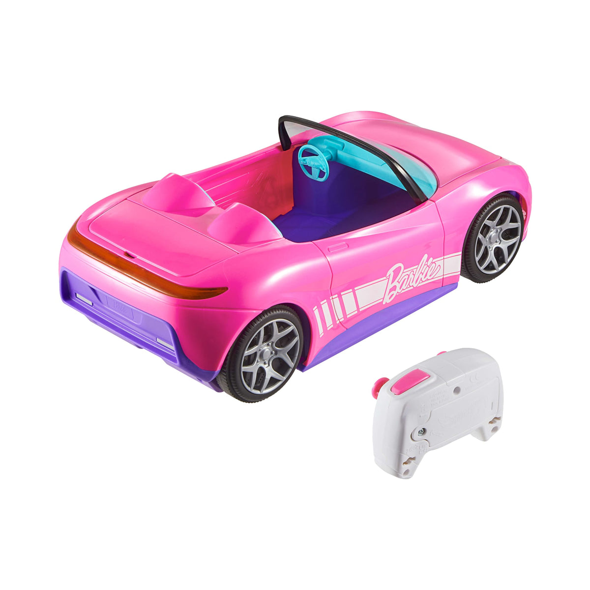 Hot Wheels Rc Décapotable Barbie et 2Poupées