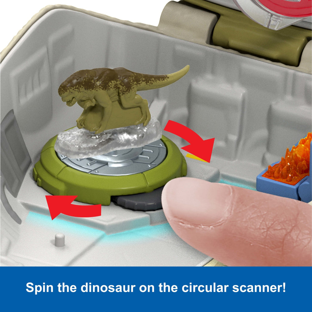 Jurassic World Rebirth Micro Adventure Mutadon Head, Playset interactive Features & Small Figures