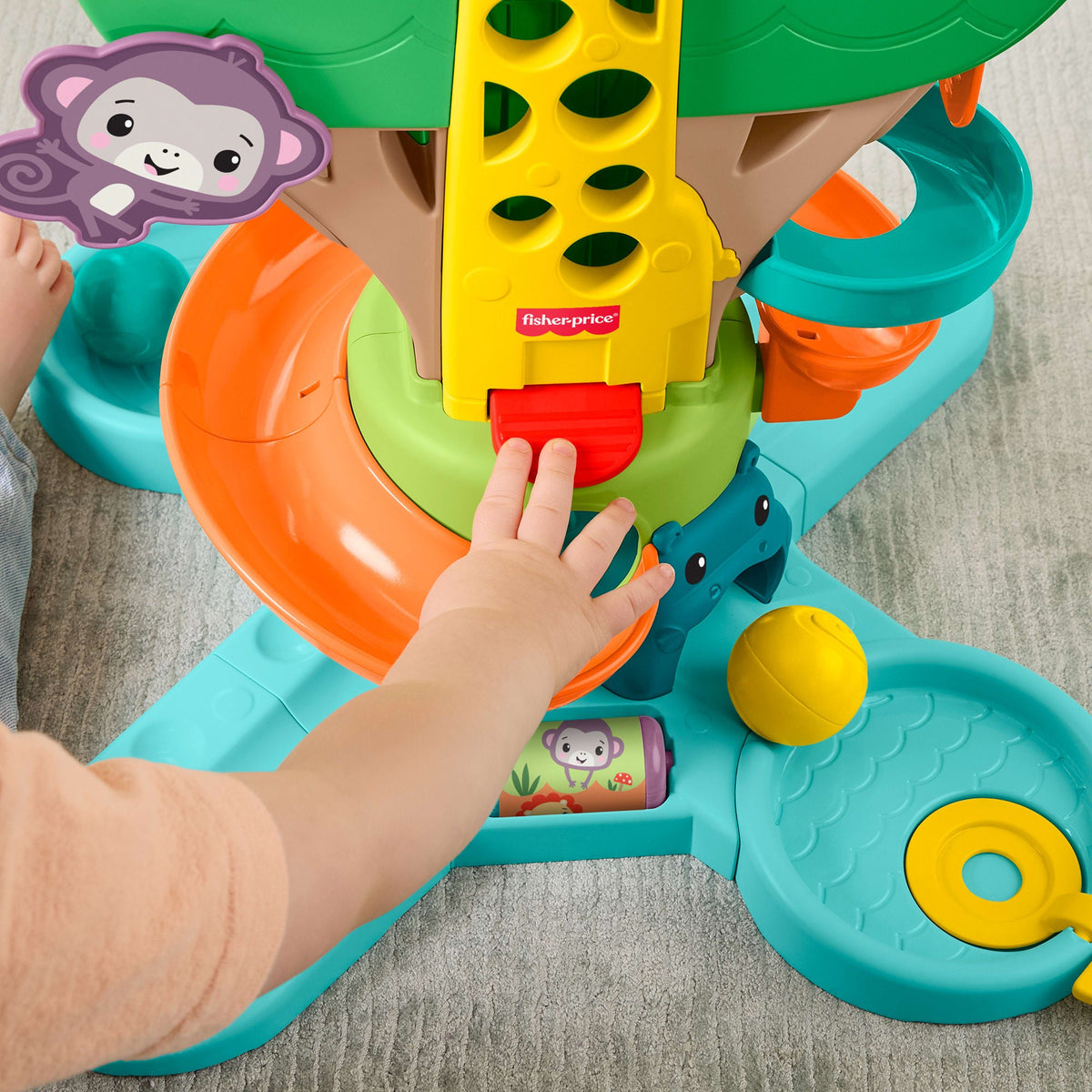 Fisher-Price Infant-Learning Juguete para Bebés Arbol de Actividades 2 en 1