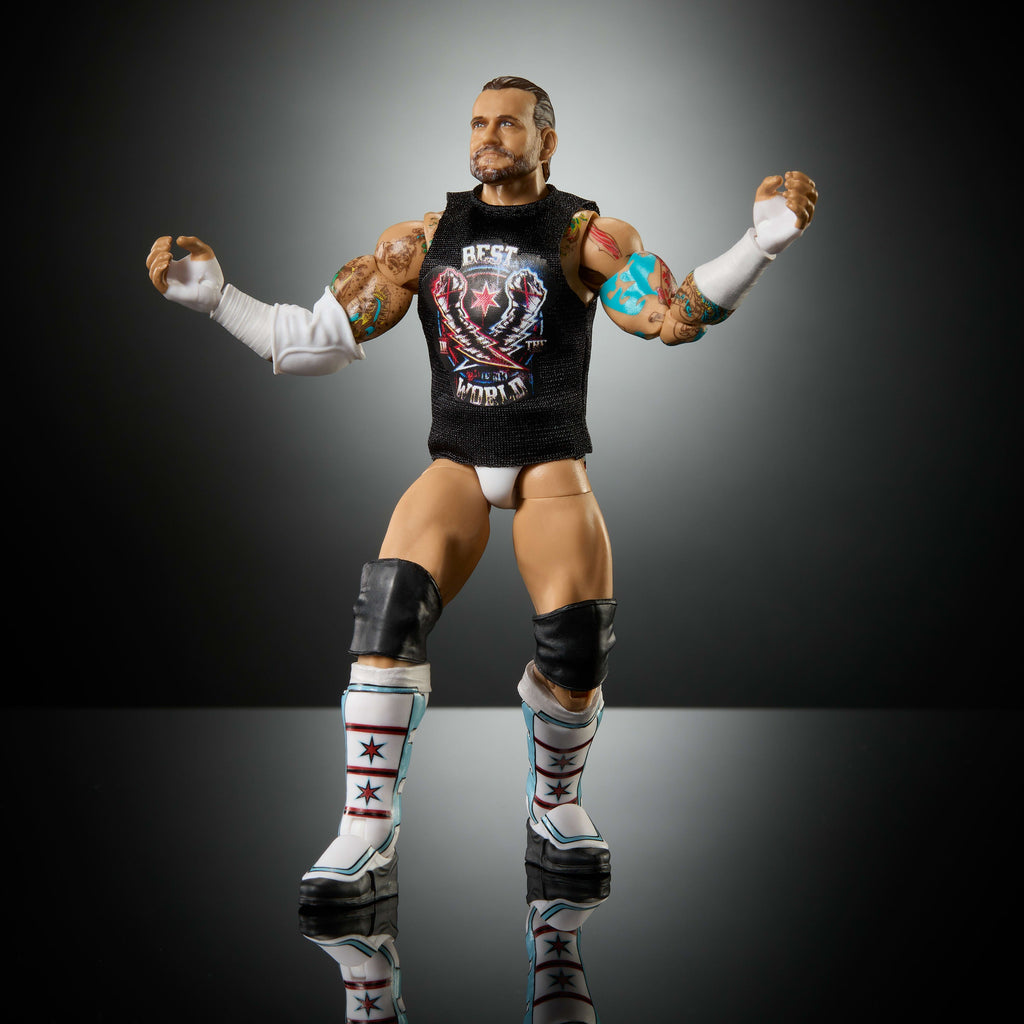 Wwe Figurine Articulée Élite Cm Punk