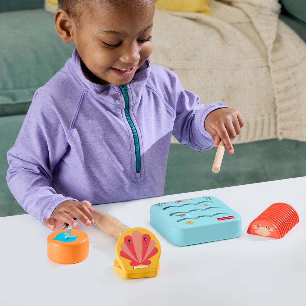Coffret Cadeau Musical en Bois Amis de L’Océan Fisher-Price®