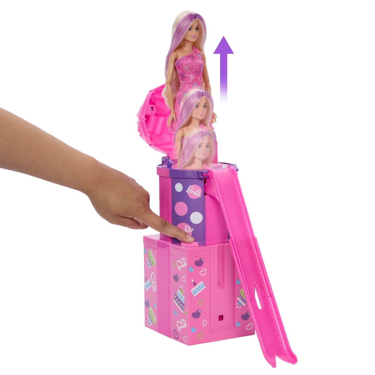 Barbie Party Unboxed Boneca Escorregador