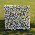 Exquisite All - White Artificial Flower Wall - The Epitome of Elegant and Romantic Style for Weddings and Events-VF-805