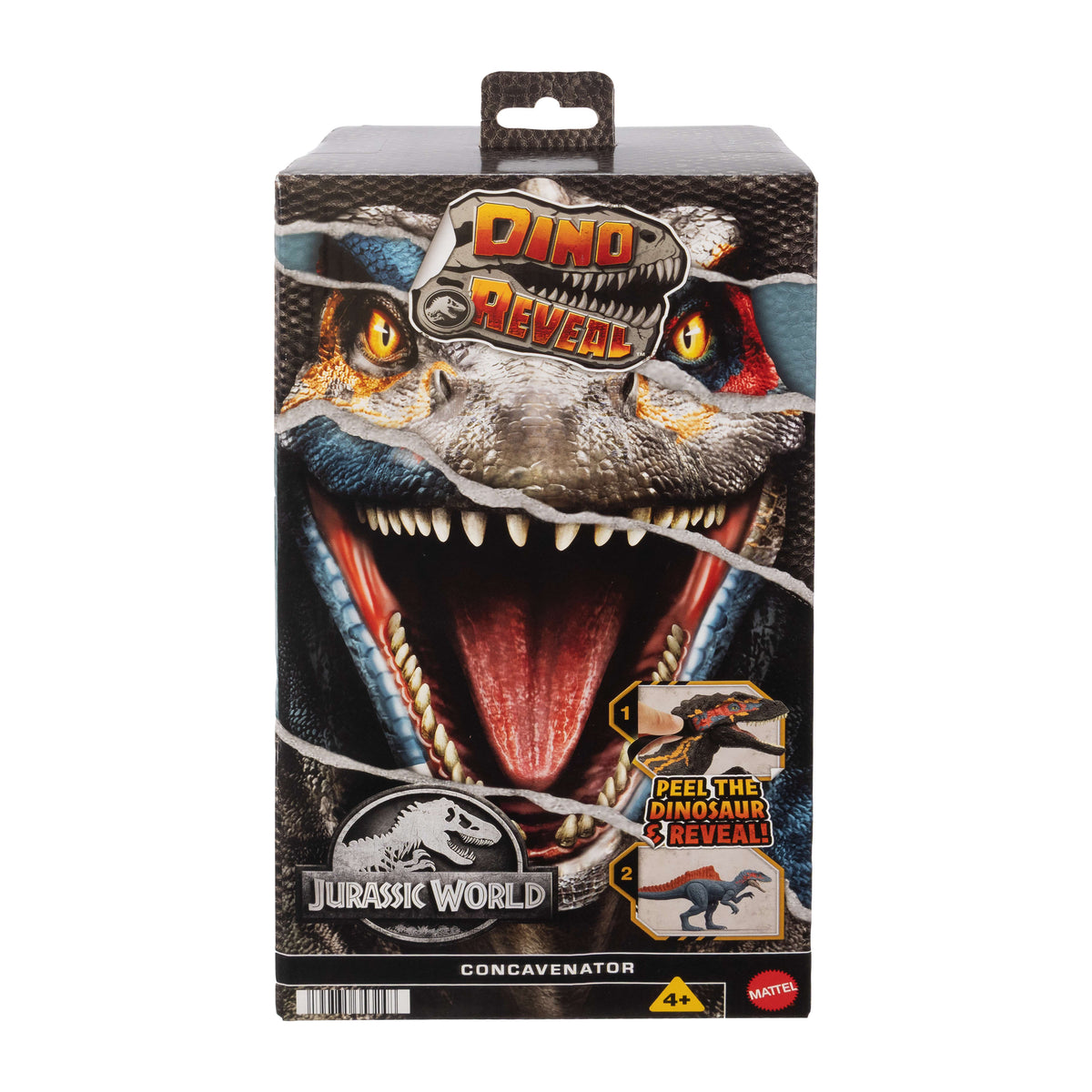 Jurassic World Dino Reveal Deluxe Concavenator Action Figure, Peel Off Color Change Toy