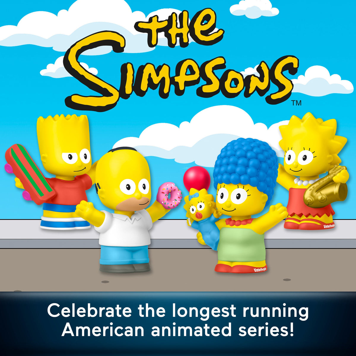 Little People Collector The Simpsons TV Series Special Edition Set For Fans, 4 Figures