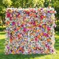 Vibrant Multicolor Artificial Flower Backdrop: Lush Mixed Blooms for Weddings & Events - Ideal for Every Celebration -VF-811-3