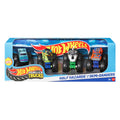 Hot Wheels Monster Trucks 4-Pack, Set Of 4 1:64 Scale Toy Trucks With Giant Wheels