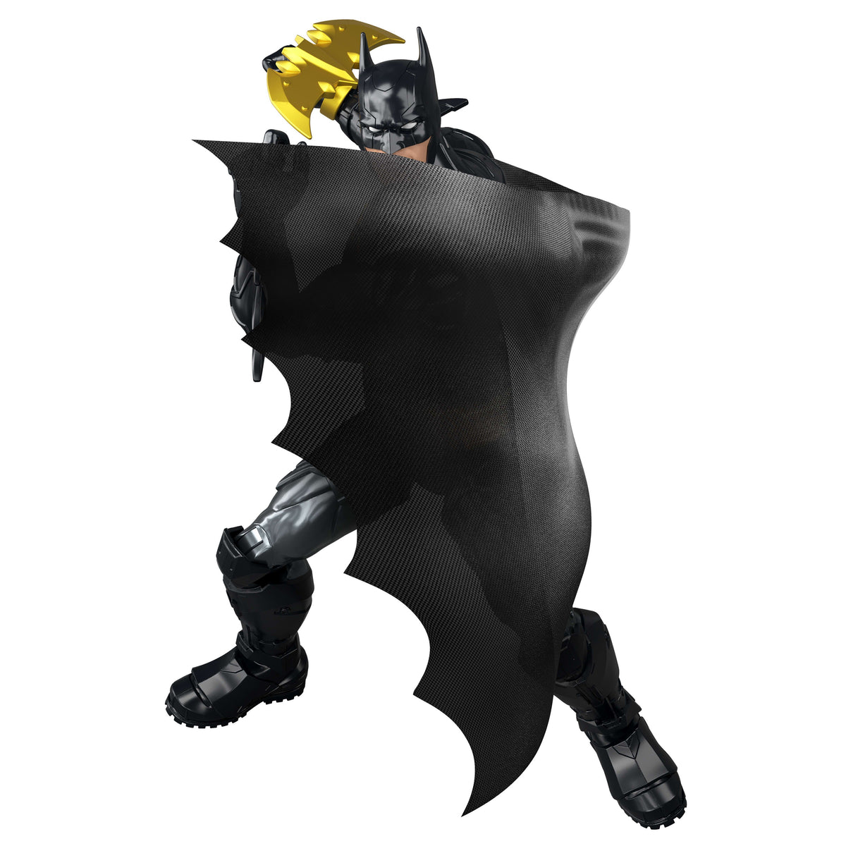 DC Crime Crusher Batman Action Figure, 25 Plus Phrases & Sounds, Articulation, 4 Weapons