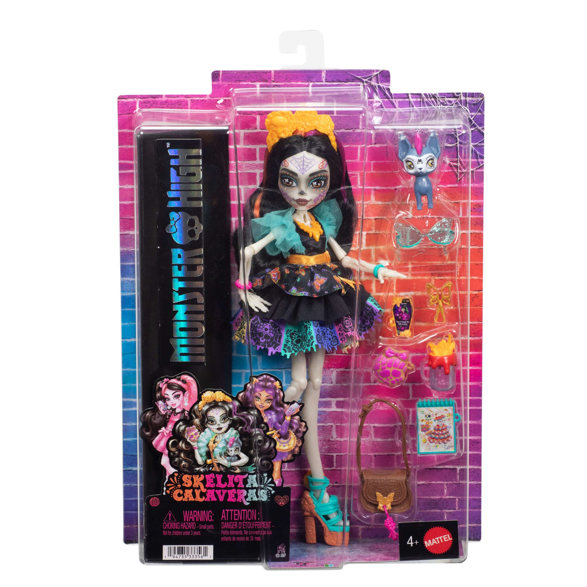 Monster High Muñeca Look Monstruoso Skelita