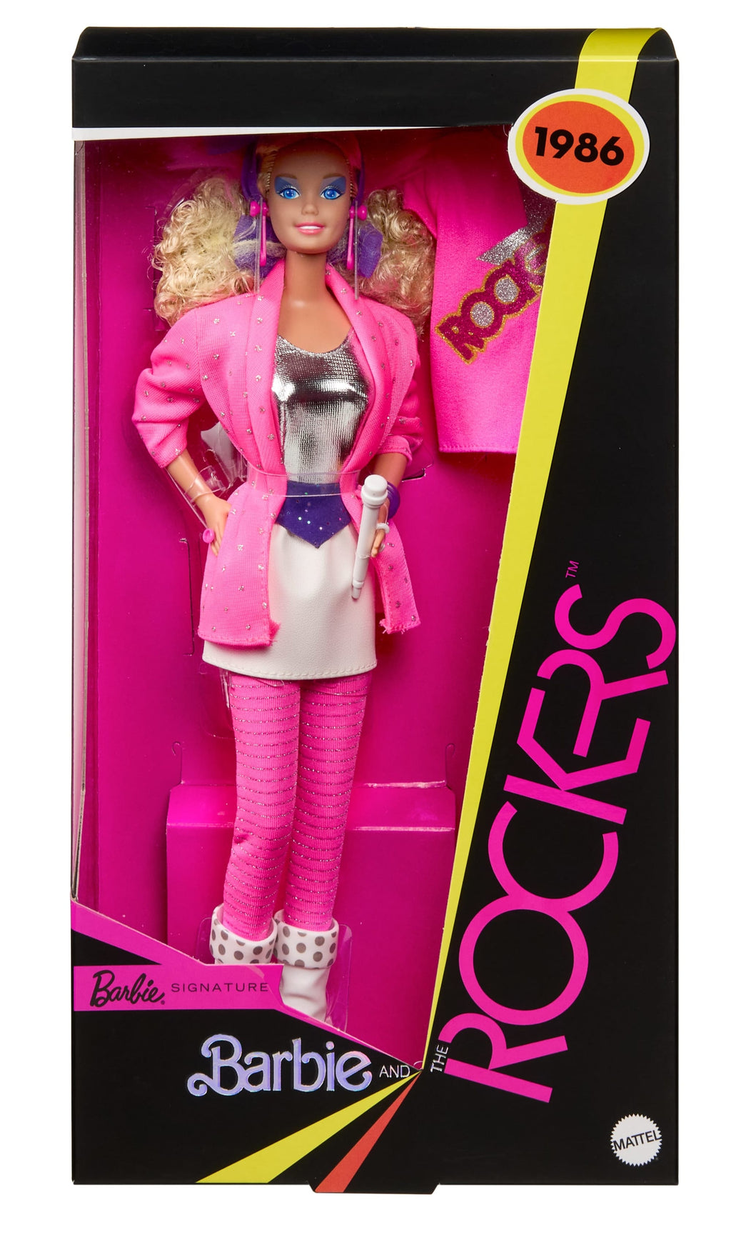 Barbie Signature Barbie And The Rockers Collectible Repro Barbie Doll, 40th Anniversary Of 1986 Line