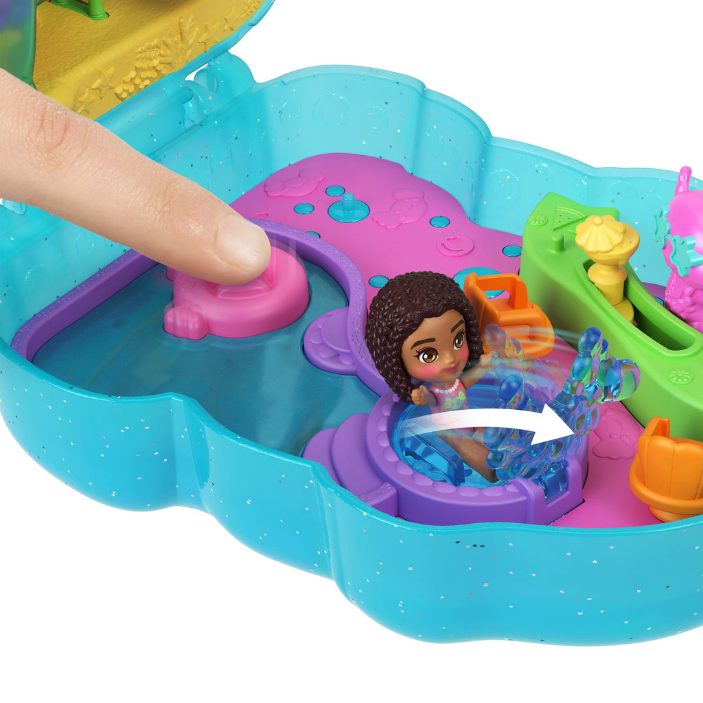 Polly Pocket Conjunto de Brinquedo Compacto Axolote