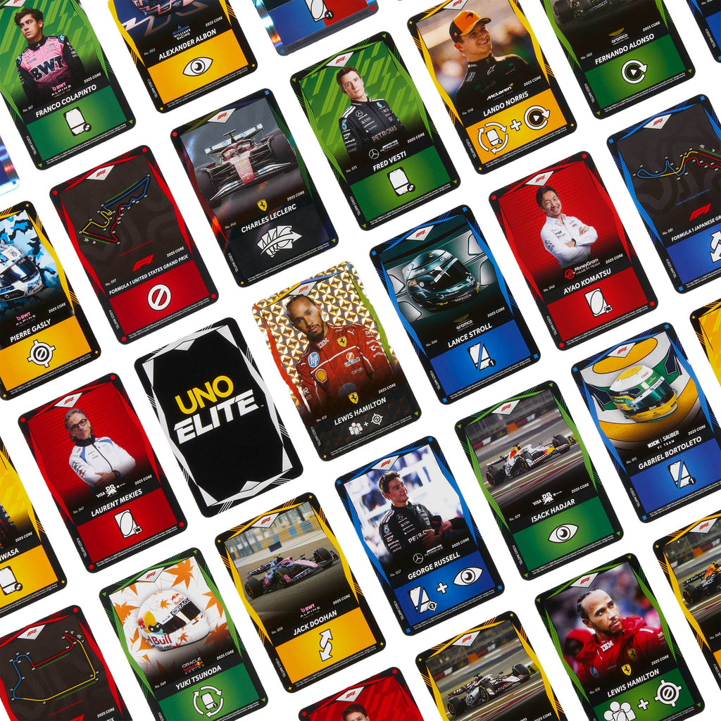 UNO Elite F1 Jogo de Cartas Starter Pack