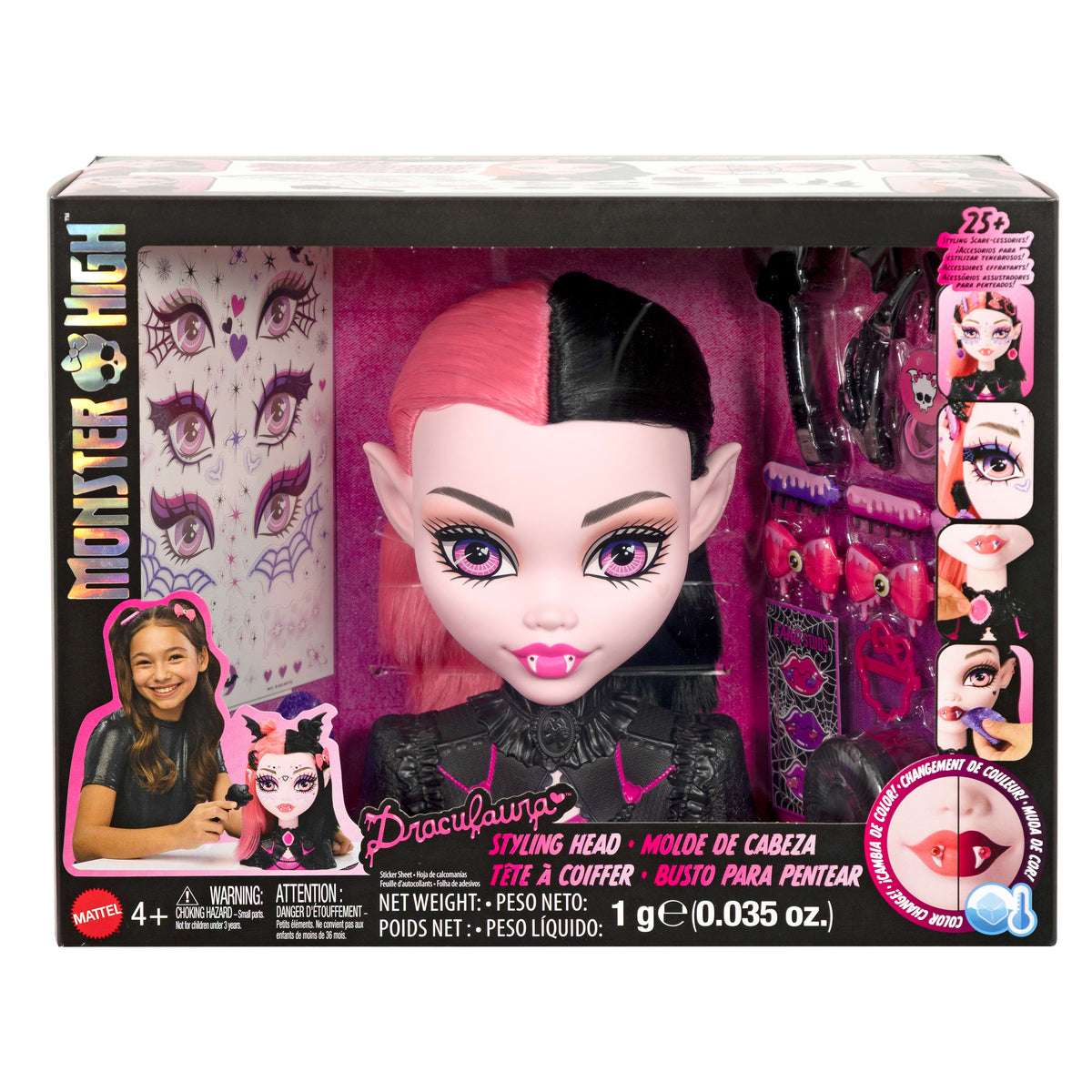 Monster High Tête à Coiffer Draculaura