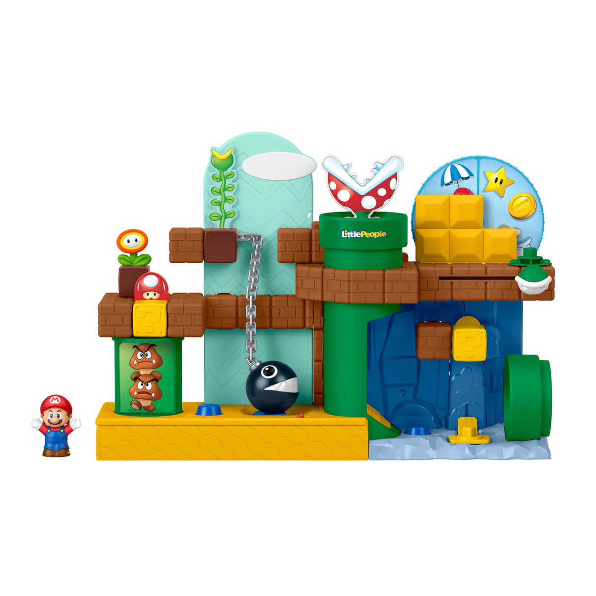Little People Nintendo Juguete para Bebés Playset Mundo de Mario Bros