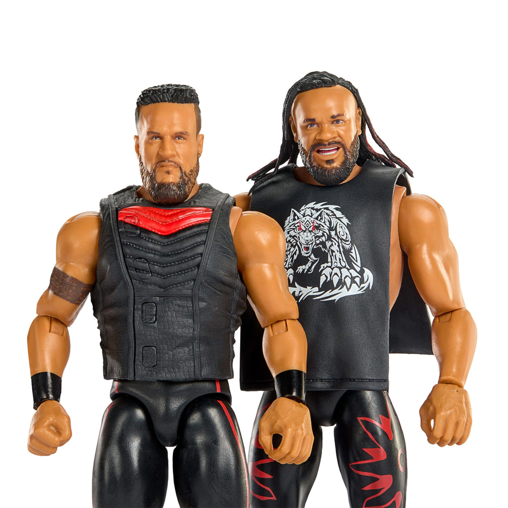 WWE Main Event Showdown Tama Tonga & Jacob Fatu Action Figures Set, Series #24, 6-Inch Collectibles