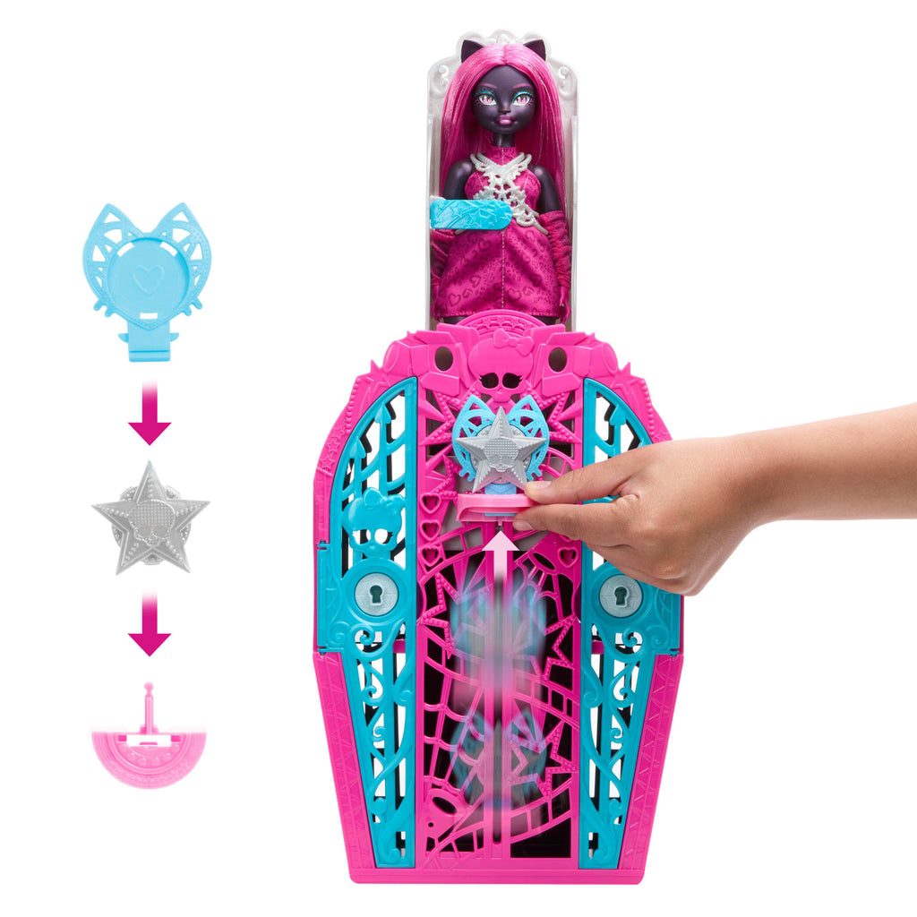 Monster High-Monstrueux Secrets Catty Noir-Coffret