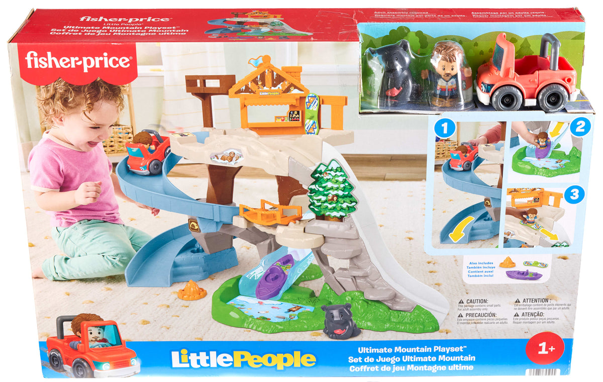 Little People Juguete para Bebés Set de Juego Montaña Definitiva