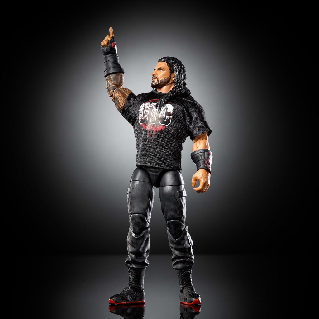 WWE Elite Roman Reigns Action Figure, Series #123 Set, 6-Inch Collectible With Accessories