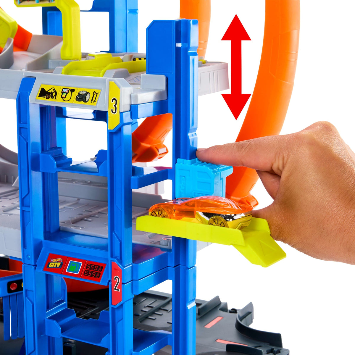 Hot Wheels City Pista de Brinquedo Mega Garagem