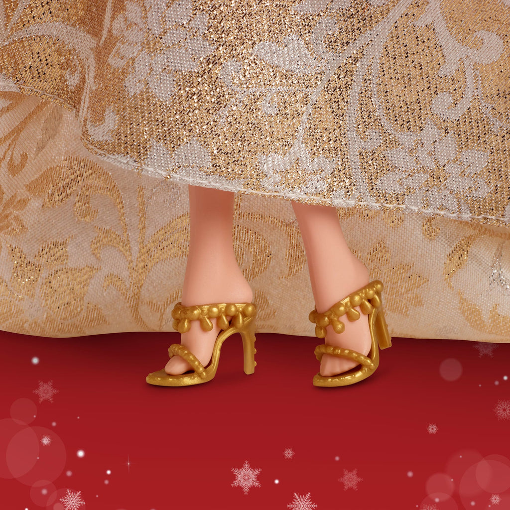 Barbie Signature 2025 Holiday Barbie Fashion Doll, Seasonal Collector, Red Hair With Silver & Gold Gown