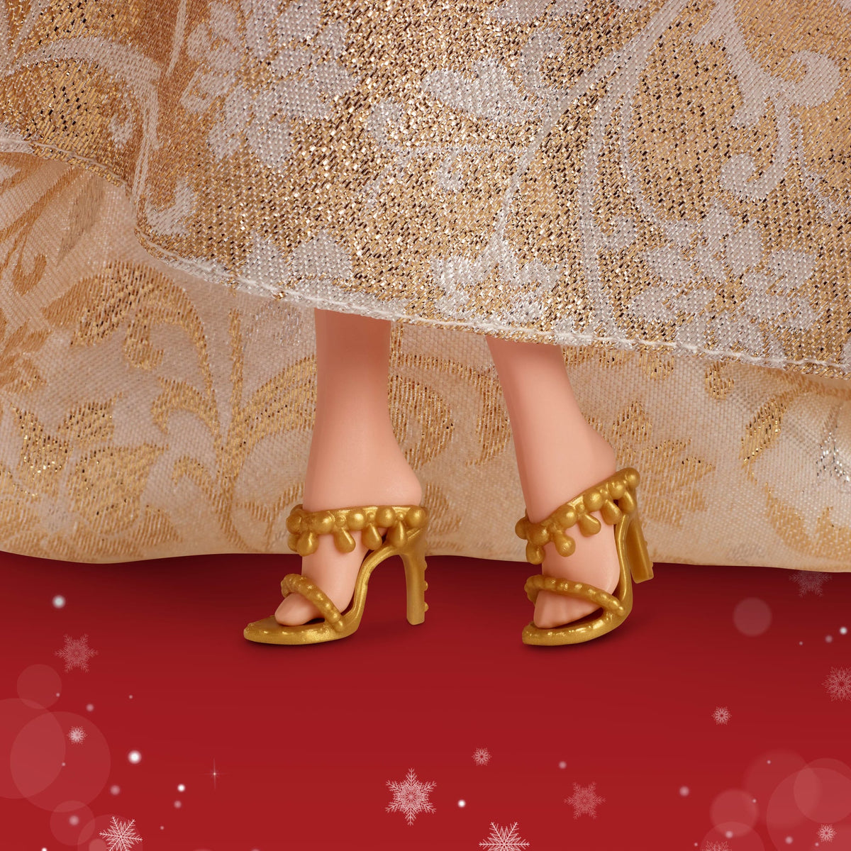 Barbie Signature 2025 Holiday Barbie Fashion Doll, Seasonal Collector, Red Hair With Silver & Gold Gown