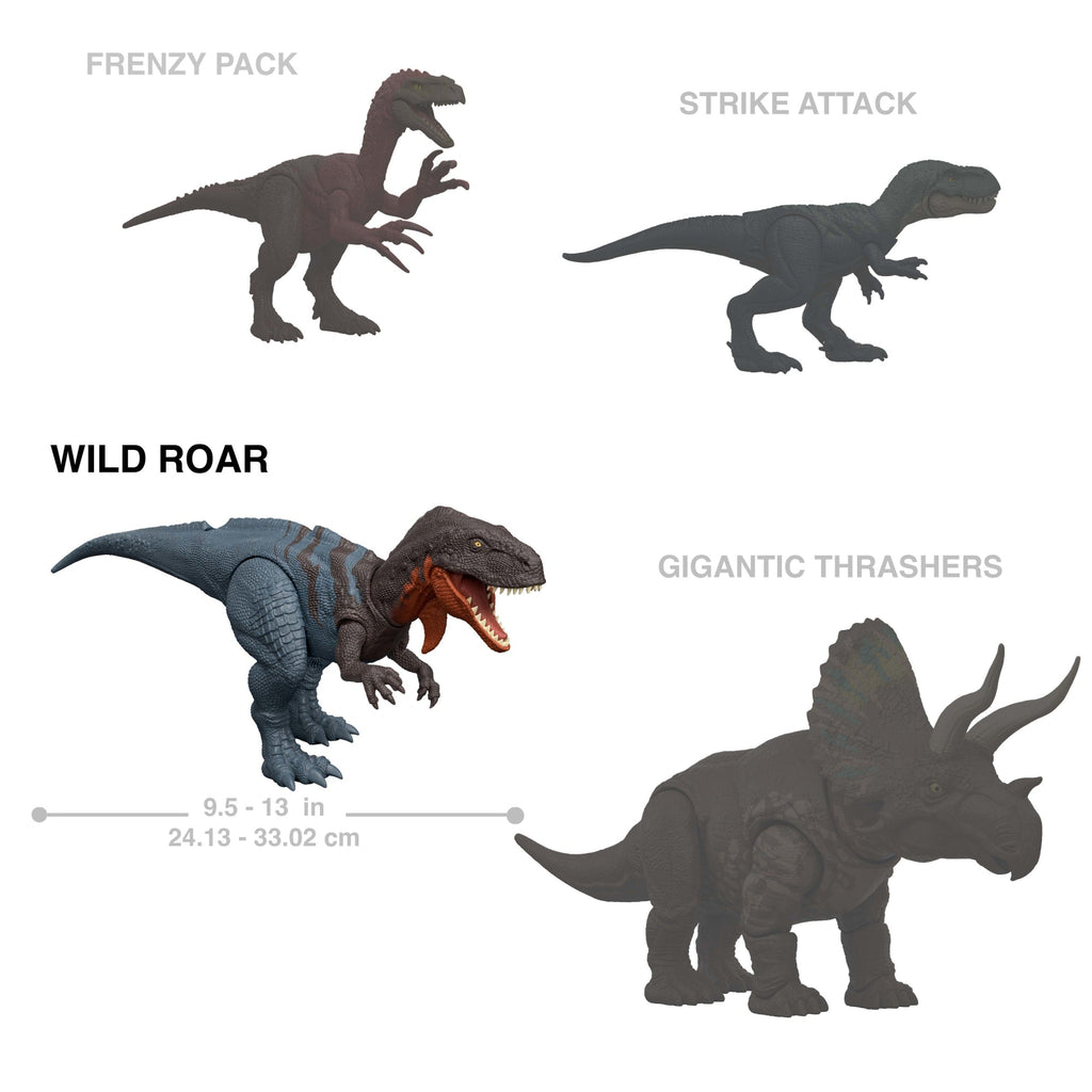Jurassic World Wild Roar Pteranodon Dinosaur Action Figure Toy, Attack, Light & Sound, Scan Code