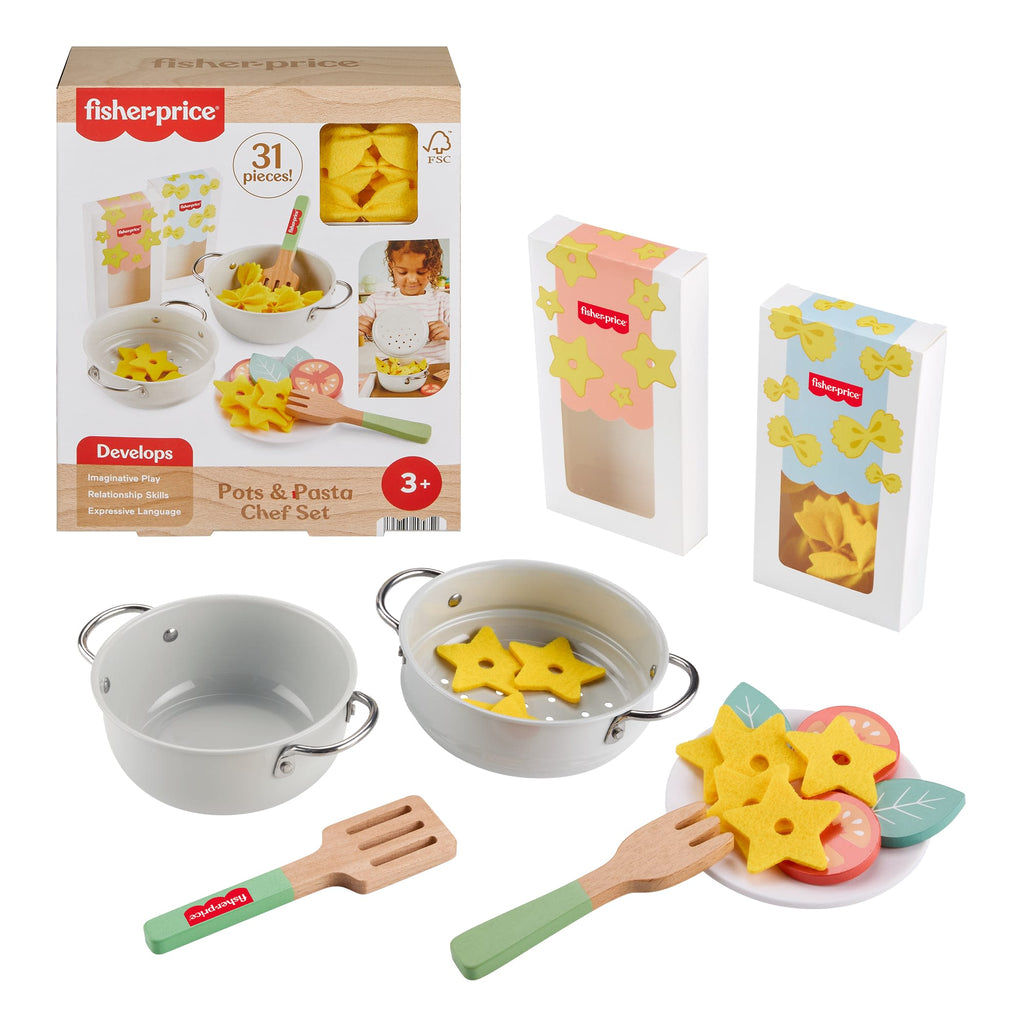 Fisher-Price Mon Set de Pâtes en Bois