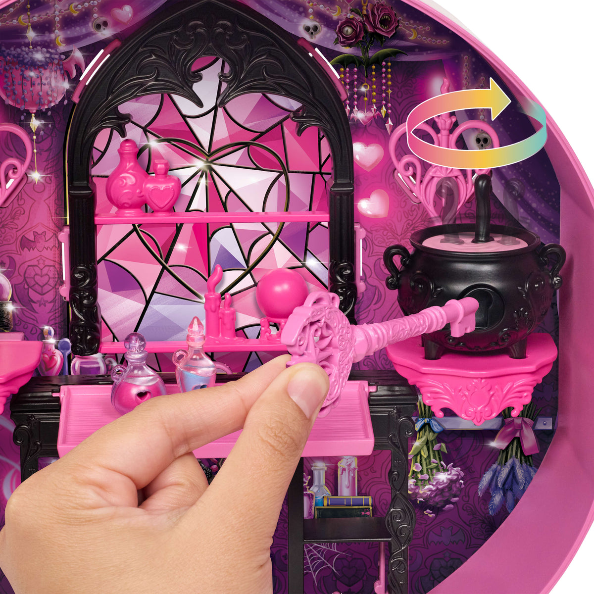 Monster High Potion Reveal Playset With Draculaura Doll & 9 Accessories, Secret Code Unboxing