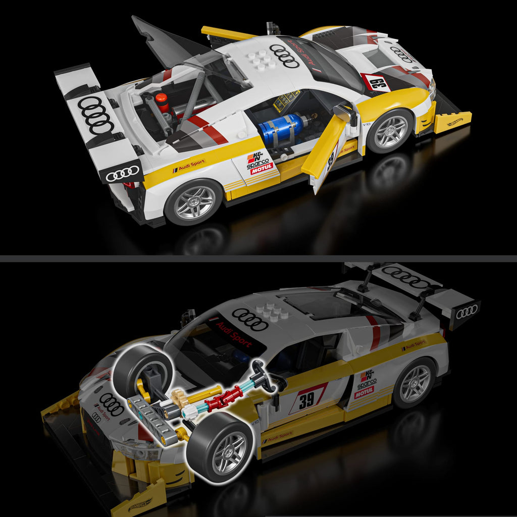 Mattel Brick Shop Hot Wheels Jogo de Construção Mattel Brick Shop Hot Wheels Elite Audi