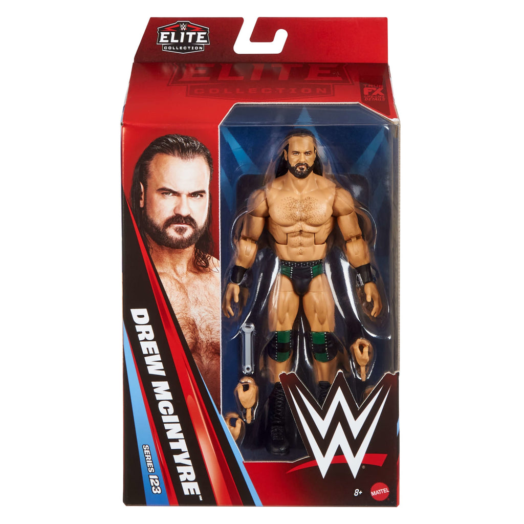 WWE Elite Drew Mcintyre Action Figure, Series #123 Set, 6-Inch Collectible With Accessories