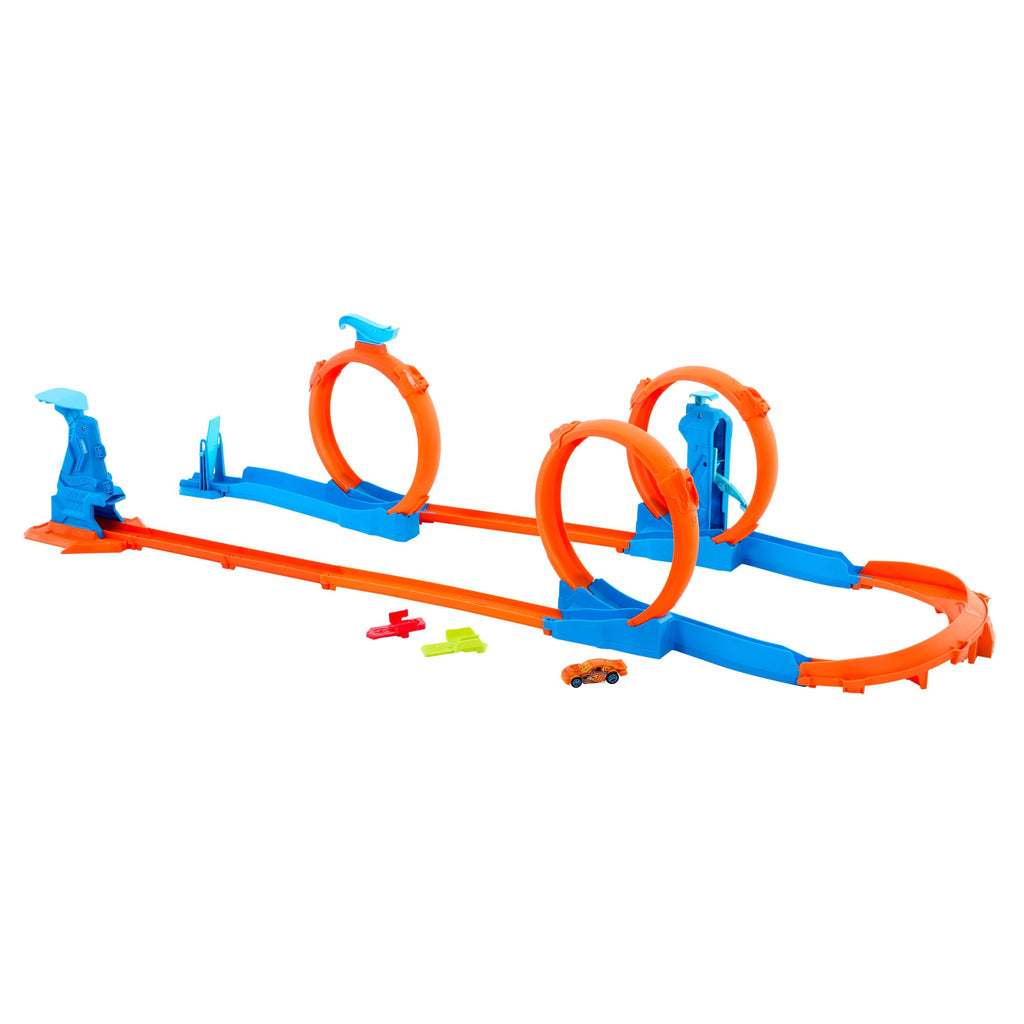 Hot Wheels®Track Creator Coffret Triple Looping