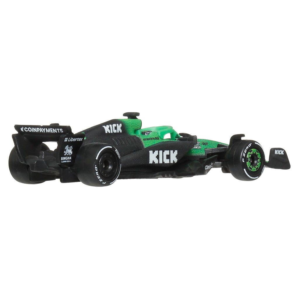 Hot Wheels Premium Kick Sauber F1 Team 2-Pack Of 1:64 Scale Racecars: Hulkenberg & Bortoleto