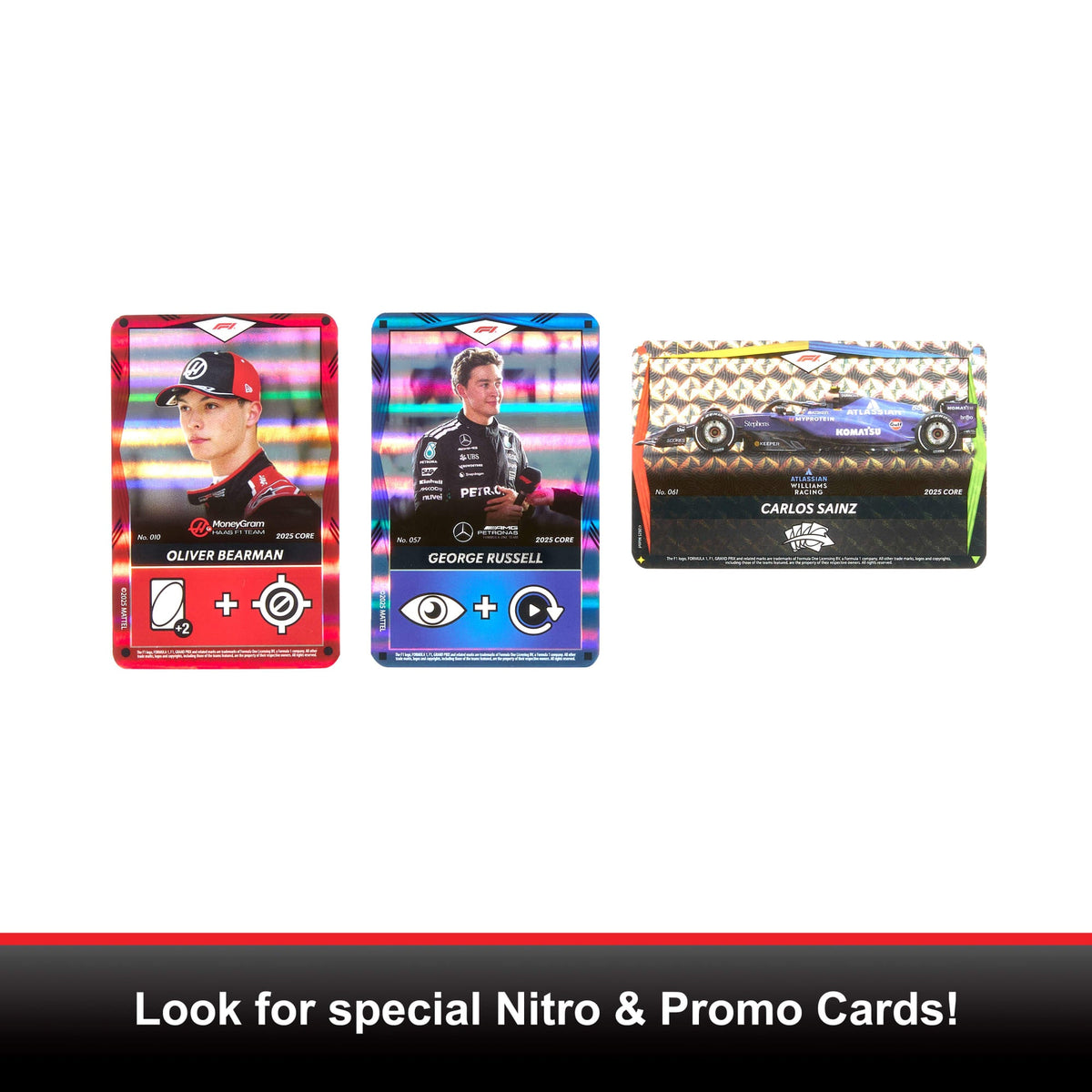 UNO Elite Formula 1 2025 Core Edition Starter Pack Card Game With 4 Game Booster Packs & 2 Promo Cards