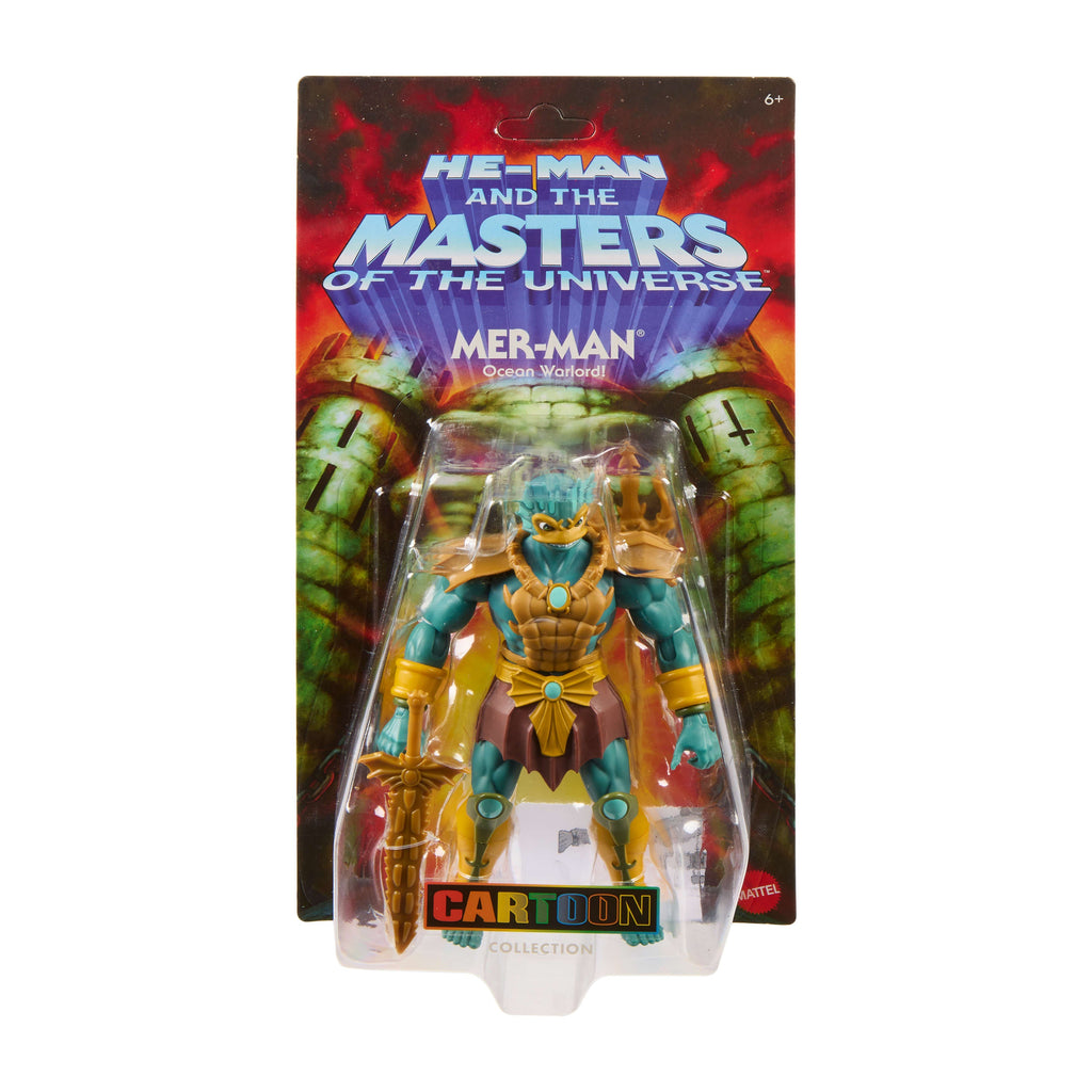 Masters Of The Universe Origins 200X Cartoon Collection Mer-Man 5.5 Inch Action Figure MOTU Toy