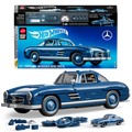 Mattel Brick Shop Hot Wheels Juguete de Construcción Premium Mercedes Benz 300 SL