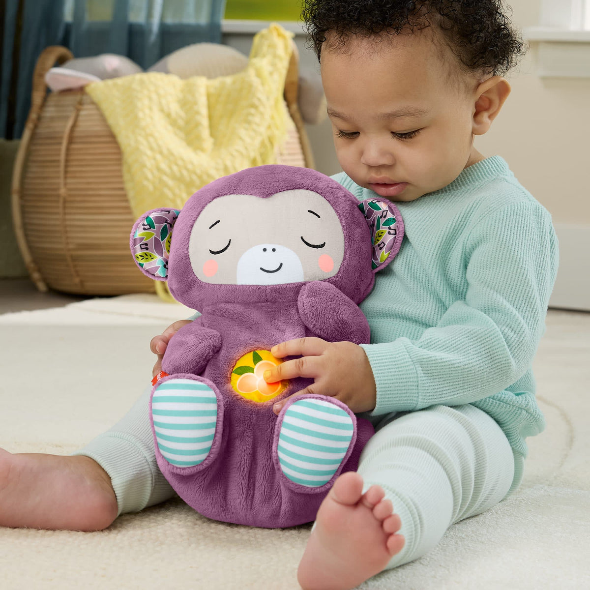 Fisher-Price Baby Brinquedo para Bebês FP Macaco Hora De Dormir