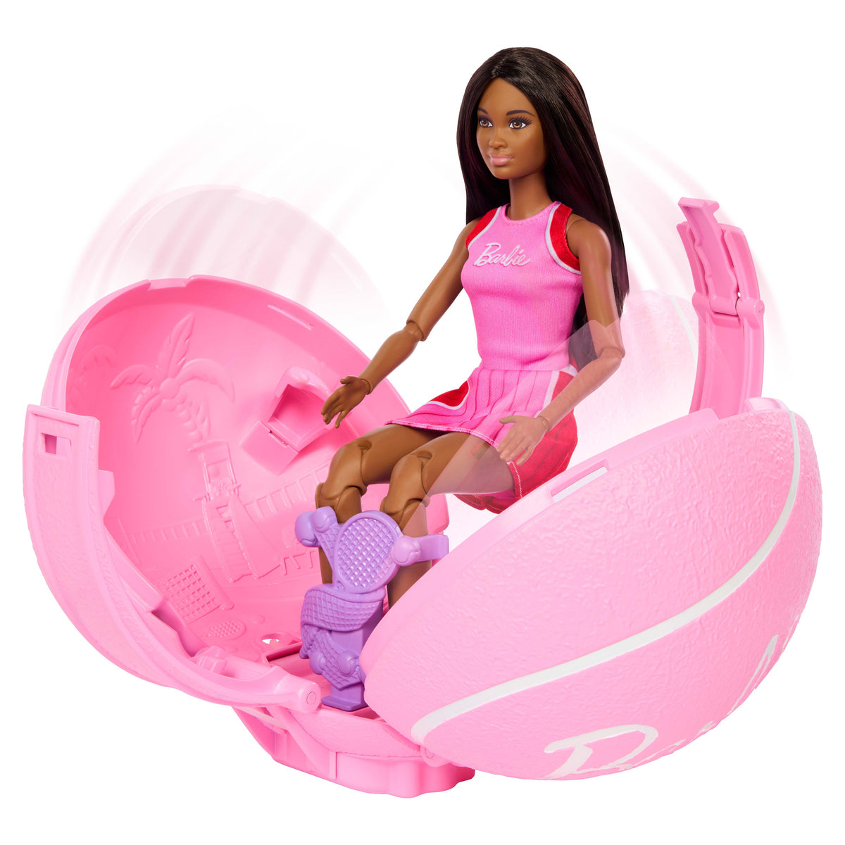 Barbie-Poupée Barbie Joueuse de Tennis Balle Surprise