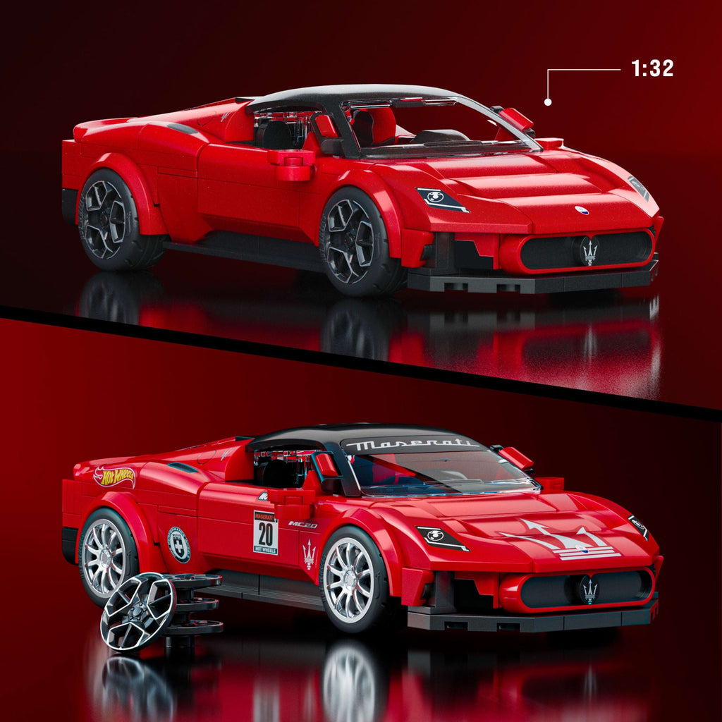 MEGA Hot Wheels Juguete de Construcción Speed Maserati MC20