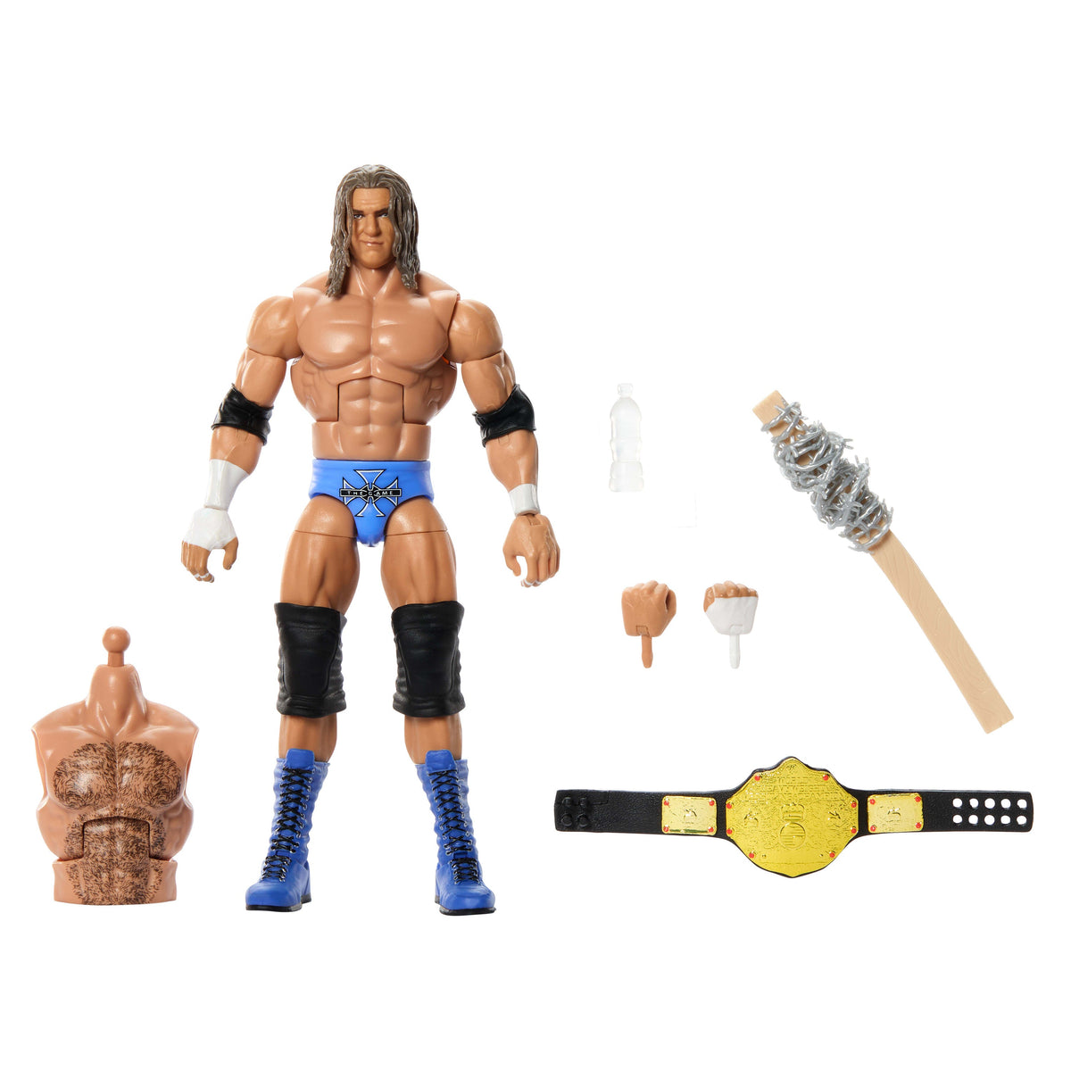 WWE Elite Legends Triple H Action Figure & Accessories, Series 31 6-Inch Set