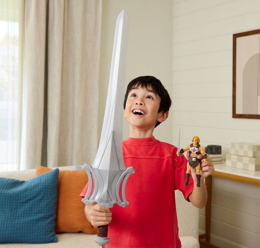 Masters Of The Universe 2026 Movie He-Man Powers Of Grayskull Toy Sword