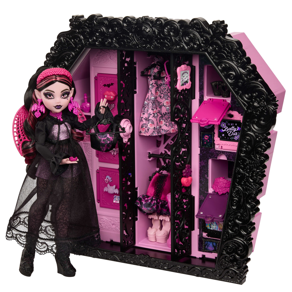 Monster High Skulltimate Secrets Ultimate Skulltimate Playset With Draculaura Doll & 40 Accessories