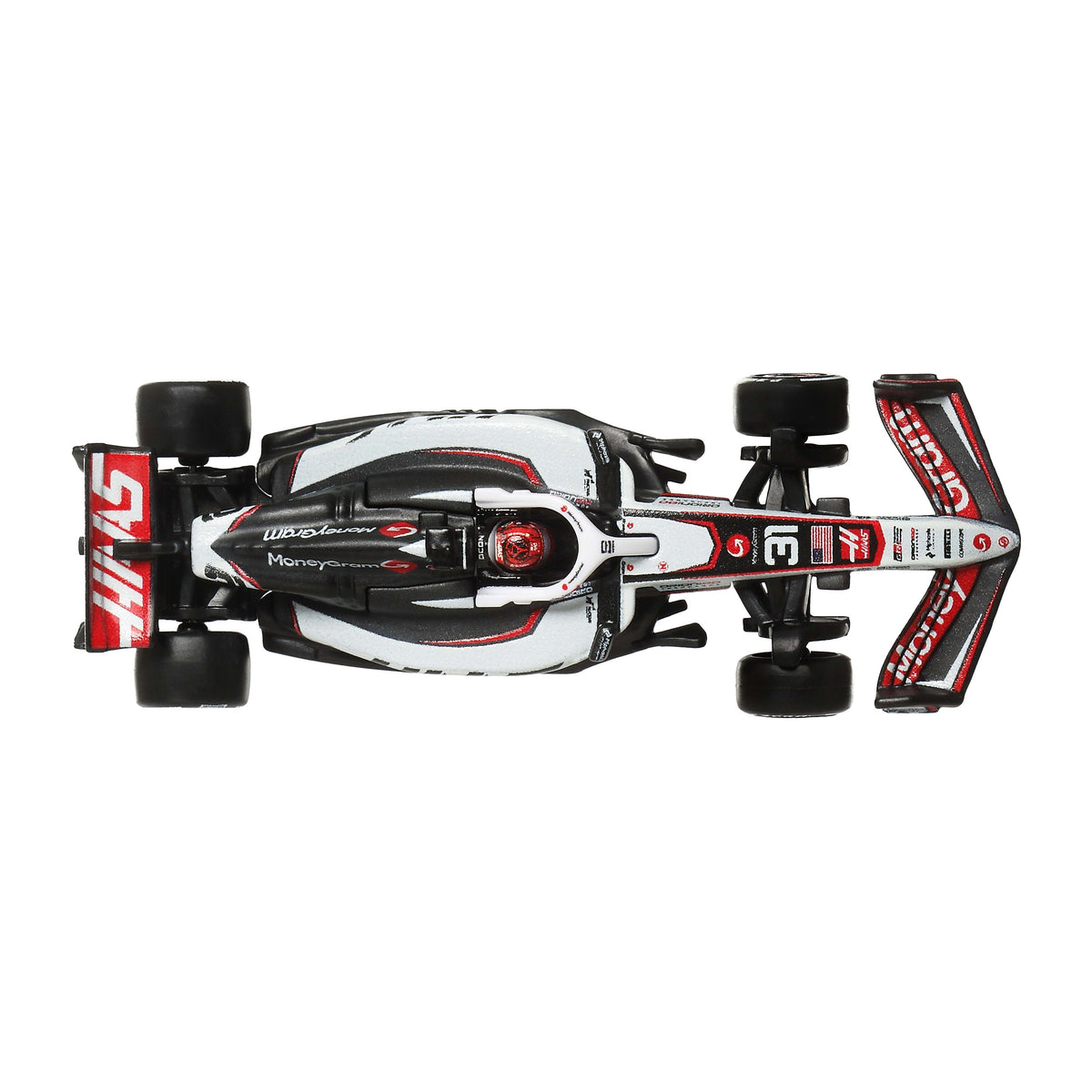 Hot Wheels Collector Veículo de Coleção Equipe Moneygram Haas Formula 1 Esteban Ocon