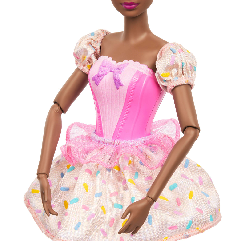 Barbie in The Nutcracker Land Of Sweets Ballerina Nikki Doll With Black Hair With Tutu And Candy Themed Accessories