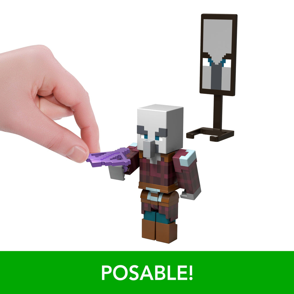 Minecraft Village Raid Pack With 3 Action Figures & 3 Accessories, 3.25-Inch Scale Collectible Set