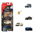 Matchbox Vehículo de Juguete Jurassic World Auto Básico Paquete de 5