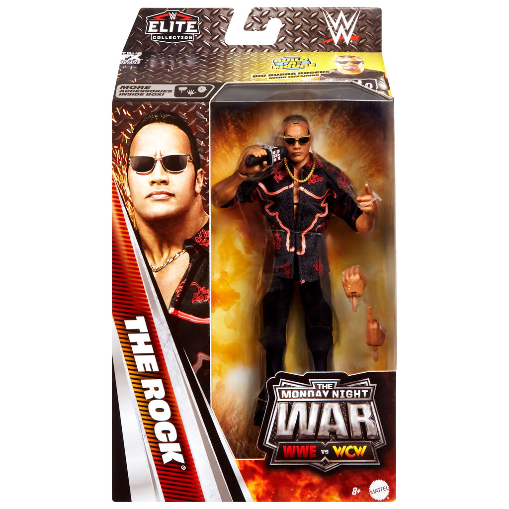 Wwe Figurine Articulée Élite The Rock Monday Night War
