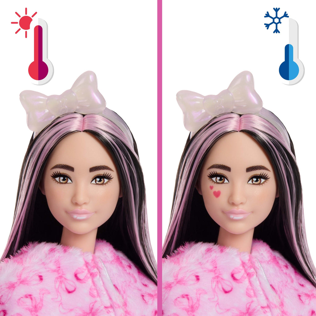 Barbie Cutie Reveal Doll & Accessories, Cuddly Series Lamb With 10 Surprises
