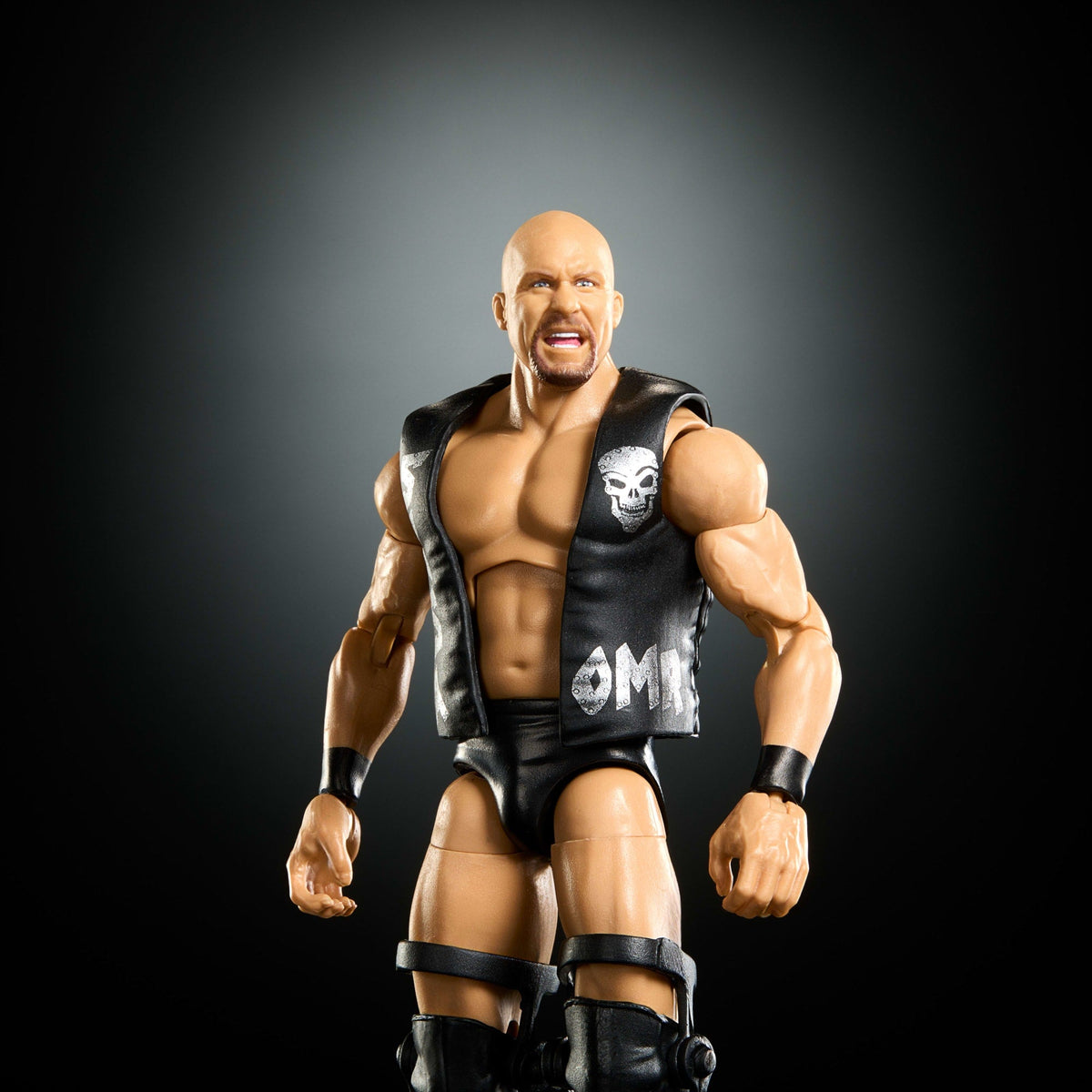 WWE Elite Stone Cold Steve Austin Action Figure, Greatest Hits 2025 Set, 6-Inch Collectible & Accessories